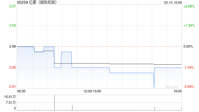 亿都(国际控股)2月10日斥资38.45万港元回购13万股